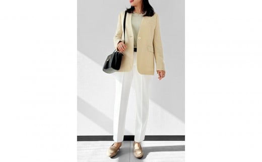 【B-THREE/ビースリー】あらゆるシーンにフィットする 超万能テーパードパンツ(770465)