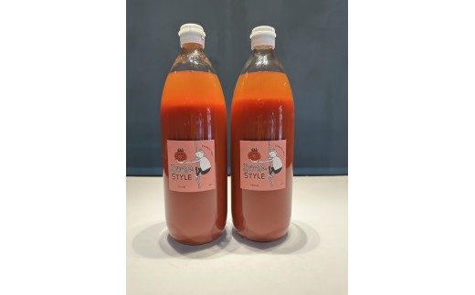 余市産 ストレート トマトジュース 2本セット 2359935 - 北海道余市町