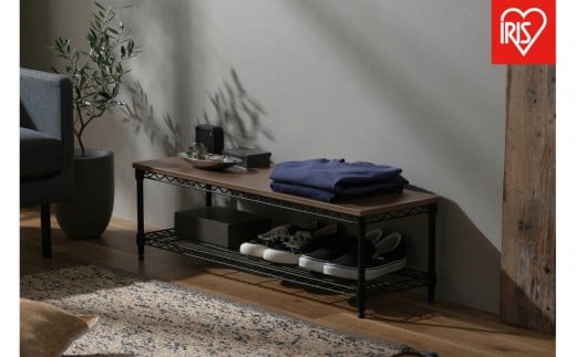 カラーメタルラック ローボード CML-10302 ブラック