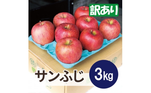 ＜2025年12月発送予定＞糖度13度以上保証!サンふじ約3kg(6～18玉) 訳あり【1682996】
