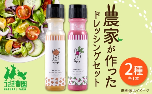 2種のドレッシングセット（玉ねぎ・ビーツ）【うさぎ農園】 [AYDJ016]