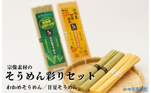 宗像素材のそうめん彩りセット(計1,080g)【道の駅むなかた】_HA1840