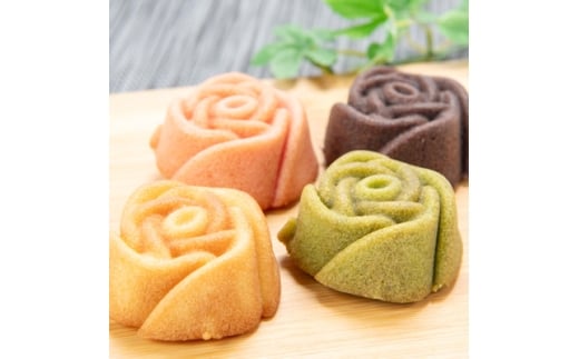 ＜訳あり＞華やか薔薇のフィナンシェ4種×各10個(合計40個入)【1671609】