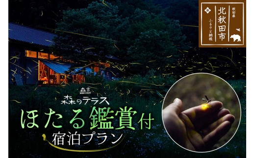 ほたる 宿泊 森のテラス ほたる鑑賞付 宿泊プラン 森吉