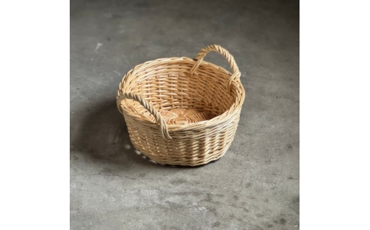 【伝統工芸品】KORI ANRI JAPAN「YANAGI no ROUNDBASKET」柳行李 / 豊岡杞柳細工 100年持つ収納 雑貨 ハンドメイド 2373107 - 兵庫県豊岡市