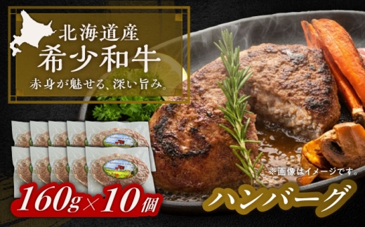 北海道 北十勝 短角牛 ハンバーグ 160g×10《足寄町》【北十勝ファーム有限会社】北海道 牛肉 牛 肉 にく お肉 はんばーぐ 短角牛 和牛 国産牛 霜降り肉 霜降り 高級肉 おすすめ ギフト 直送 特産品 冷凍 国産 十勝 足寄町 [BEAI090]