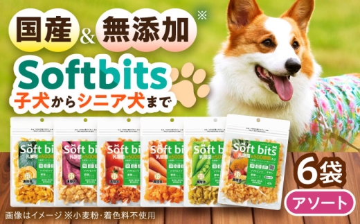 Softbits ドッグフード アソート野菜 (40g×6P)/ ドッグフード 犬 いぬ ドッグ おやつ ペットフード / 大村市 / サポート [ACAM005]