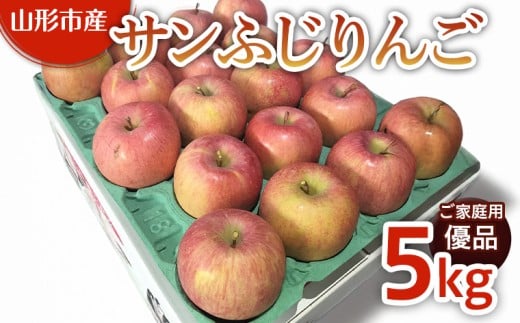 【ご家庭用】サンふじリンゴ 5kg (12～20玉) FY25-359