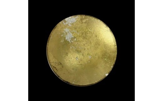 丸小皿 箔貼り ゴールド（金箔） 2374530 - 和歌山県海南市