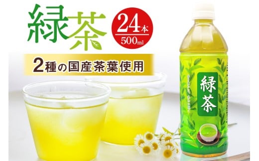 琉球ビバレッジ　緑茶500ml×24本