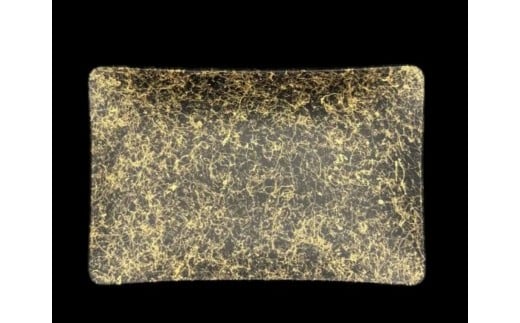 角小皿 乱糸(マット仕上げ) 漆黒 2374510 - 和歌山県海南市