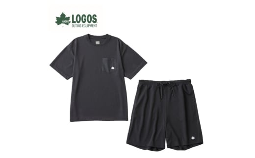 LBL リカバリーウエア 夏用上下XLセット リカバリーショーツ+リカバリーTシャツ ブラック【1683620】