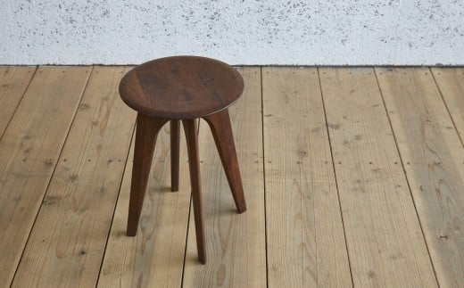 無垢材のスツール・椅子 ウォールナット ナカヤマ木工 大川家具【全2種】