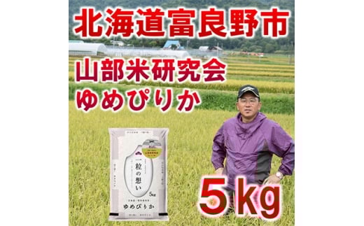 ＜毎月定期便＞＜特A受賞米＞北海道富良野市産ゆめぴりか　精米5kg全6回【4007397】