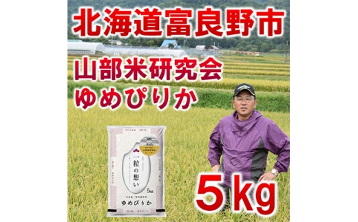 ＜毎月定期便＞＜特A受賞米＞北海道富良野市産ゆめぴりか　精米5kg全9回【4007398】