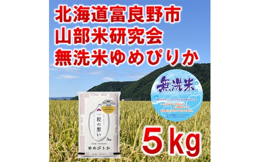 ＜毎月定期便＞＜特A受賞米＞＜無洗米＞北海道富良野市産ゆめぴりか　精米5kg全9回【4007425】