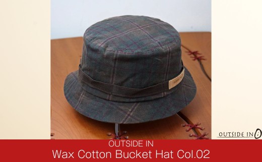 Wax Cotton Bucket Hat Col.03 帽子 キャップ バケットハット フリーサイズ キャンプ用品 アウトドア用品 [OUTSIDE IN]【022S100】
