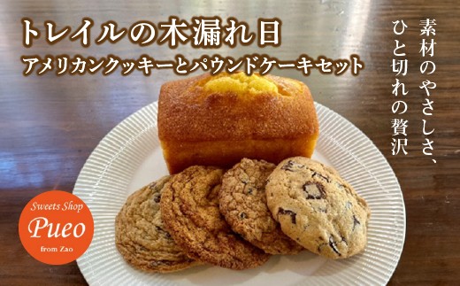 トレイルの木漏れ日　～アメリカンクッキーとパウンドケーキセット～　【04301-0950】