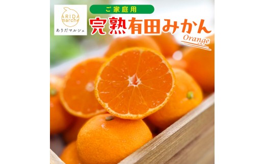 ご家庭用 完熟有田みかん 約3kg［2025年11月下旬～12月上旬発送予定］訳あり 農家直送［MS3-4］