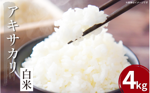 令和7年産 米 白米 4kg （ 2kg × 2袋 ）アキサカリ 令和7年度産 新米 1袋2kg 小分け お米 こめ 白米 精米 ごはん ご飯 白飯 ゴハン コメ 吉野川 徳島県 吉野川市