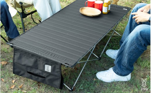 【DOD】カルカルカゾクテーブル（ TB6-076-BK ）