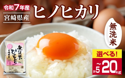 ≪内容量が選べる≫ 無洗米 令和7年産 ヒノヒカリ 期間限定 宮崎県産 お米 ご飯 ライス 国産 人気 おすすめ 食品 精米 白米 ひのひかり おにぎり お弁当 炊き込みご飯 雑炊 小分け 時短 BBQ キャンプ ギフト 贈り物 産地直送 宮崎県 日南市 送料無料_S-CA93-25