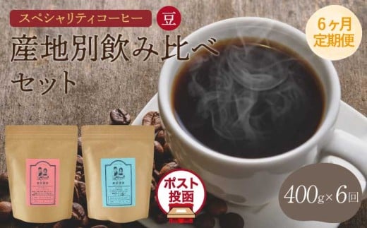 【6ヶ月定期便】 スペシャリティコーヒー 【豆】 珈琲 コーヒー豆 珈琲豆 コーヒー粉 珈琲粉 オフィス キャンプ アウトドア カフェ 熊本県 宇城市 直火焙煎 飯田珈琲
