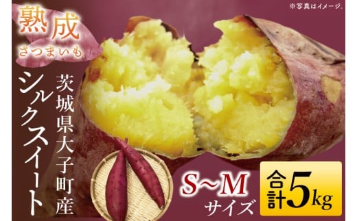 【先行予約】【10月中旬より順次発送予定】熟成さつまいも シルクスイート5kg｜茨城県 大子町 サツマイモ 芋 甘い ホクホク 野菜 数量限定 5キロ 旬（CH003）