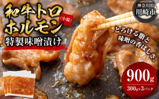 ＜訳アリ＞和牛トロホルモン　特製味噌漬け　0.9kg(300g×3）【2026年1月発送】 2399873 - 神奈川県川崎市