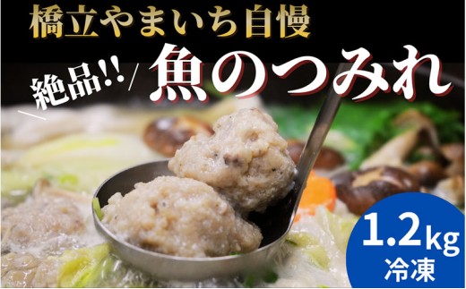 橋立やまいち自慢の魚のつみれ 4パックセット（冷凍）1200g つみれ 魚 鍋 京都府 宮津市 [№5716-0729]