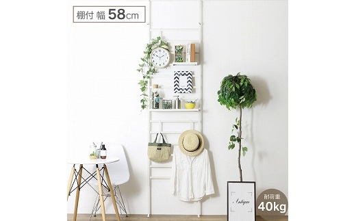 YPL-85 頑丈ラダーパーテーション棚付き 58WH DX FC068003