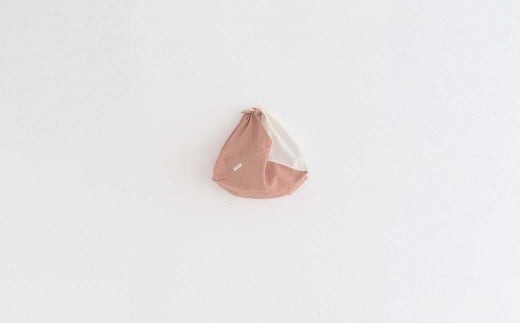 あずま袋 ヒノキ染め Sサイズ ピンク&ホワイト S-UV-A09A 597484 - 岡山県西粟倉村