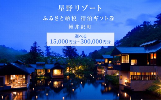 ホテル 軽井沢 星野リゾート  金額選べる ふるさと納税宿泊ギフト券 [№5328-0035-01]
