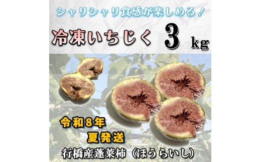 AO-011_【予約・令和８年夏発送】冷凍いちじく3kg