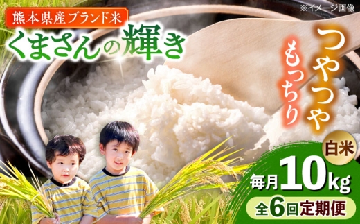 【全6回定期便】【令和7年度】 くまさんの輝き 白米 10kg (1袋) 【TKCラボ（辻米クラブ研究所）】 [AYDI006]