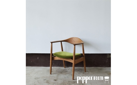 アームチェア  オーク　モケットグリーン 2418700 - 兵庫県小野市