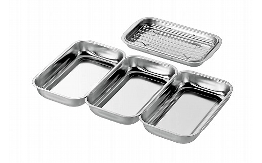 RB-500 燕熟の技 連結バット3点・浅型バット・アミ付き FC010441 2415781 - 新潟県燕市