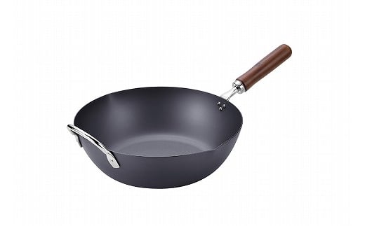 燕熟に技[クローバー]窒化 いため鍋30cm FC020309