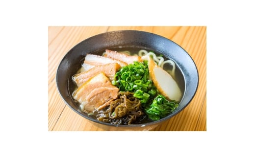 地元民から人気の名店 幸ちゃんそば もずく生麺 三枚肉そば 2食セット【1691181】