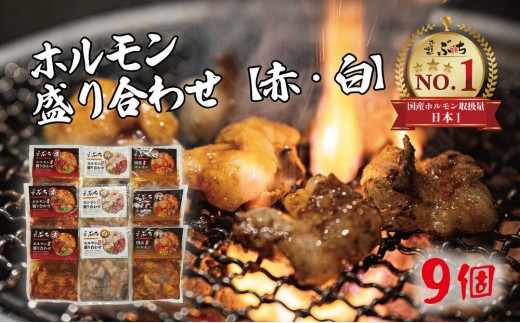 ホルモン焼肉ぶちの　味付けホルモン3種食べ比べセット×３セット