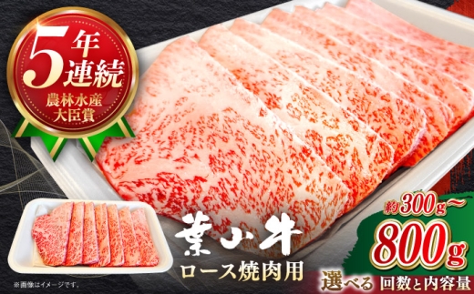 【全12回定期便】【葉山牛】500g　ロース焼肉用／ 牛肉 黒毛和牛 神奈川県 特産品【葉山牛ステーキレストラン 角車】 [ASBD056] 2418798 - 神奈川県葉山町