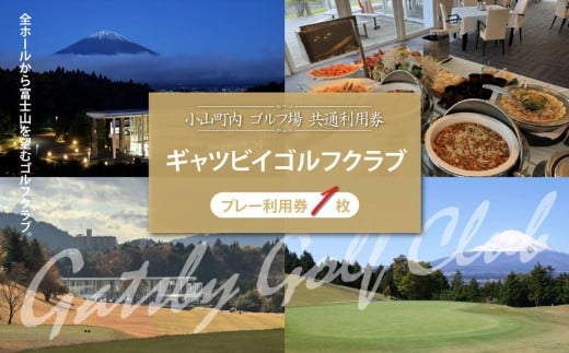ギャツビイゴルフクラブ プレー利用券 1枚 | 小山町内 ゴルフ場 共通利用券 ゴルフ プレー券 利用券 ゴルフ場利用券 golf ゴルフボール ゴルフクラブ 体験型 プレー 733897 - 静岡県小山町