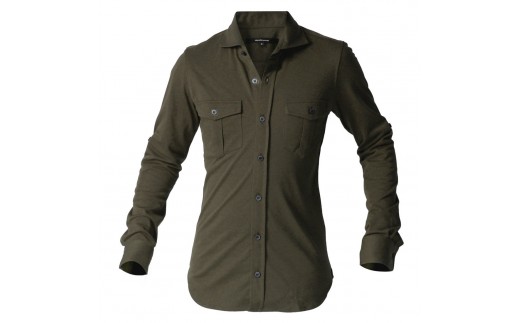 DJS-001 decollouomo メンズパイロットシャツ長袖（生地／コンコルド）オリーブ／Sサイズ 2417413 - 和歌山県和歌山市