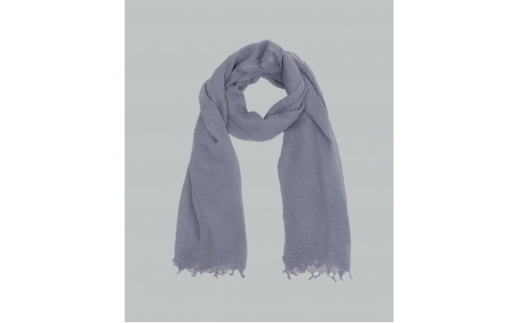 オーガニックコットン知多木綿ストール　ログウッドブルー【1695132】