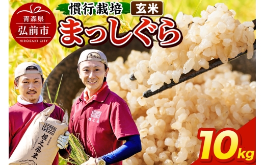 まっしぐら 10kg ［玄米］ 慣行栽培 青森県産 令和7年産