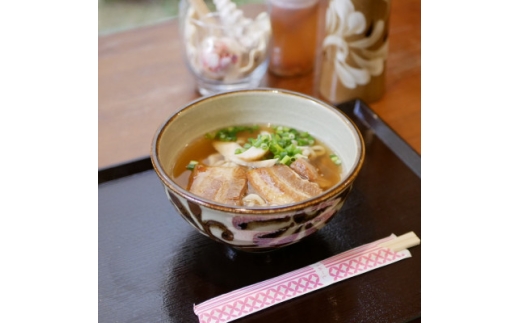 ＜沖縄県共通返礼品＞きんそば 生麺 三枚肉そば 3食セット(沖縄そば/与那原町)【1690688】