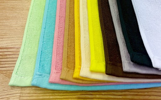 220匁 ヒノキ抗菌防臭加工タオル ショートパイル（ブルー） 