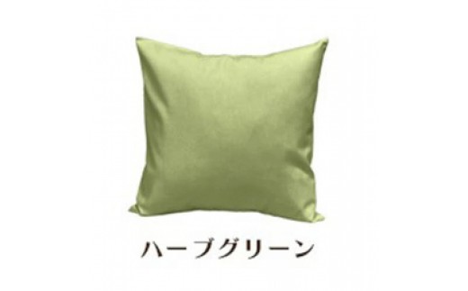 「染」2枚組クッションカバー 60×60cmタイプ ハーブグリーン 国産オックスフォード生地 無地 2490405 - 和歌山県和歌山市