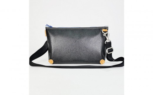TENT BAG MORGAN.01　防水ショルダーバッグ【ブラック】