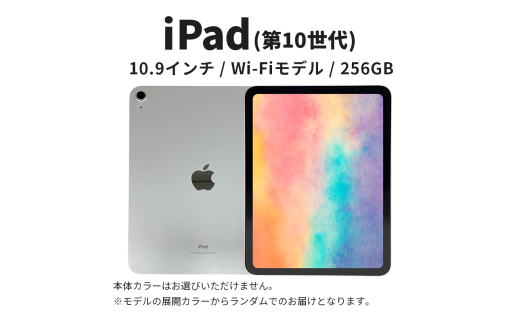 【数量限定】Apple iPad 10.9インチ 256GB Wi-Fiモデル 第10世代 Apple タブレット タブレット端末 10.9インチ 家電 中古 リユース 限定 アップル 10世代 Wi-Fi wifi 東京 墨田区[№5619-2190]